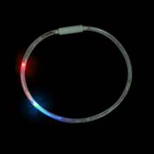 LED clignote collier