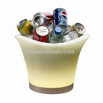Coloré seau à bière LED, Tonneau de glace avec télécommande