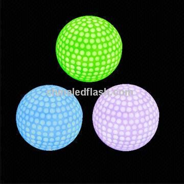 Mode Balles de golf LED avec feux clignotants à DEL intérieur