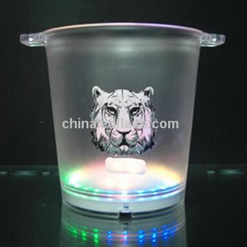Eiskübel mit LED-Licht, der GPPS und ABS Base-Materialien, Kapazität 8L